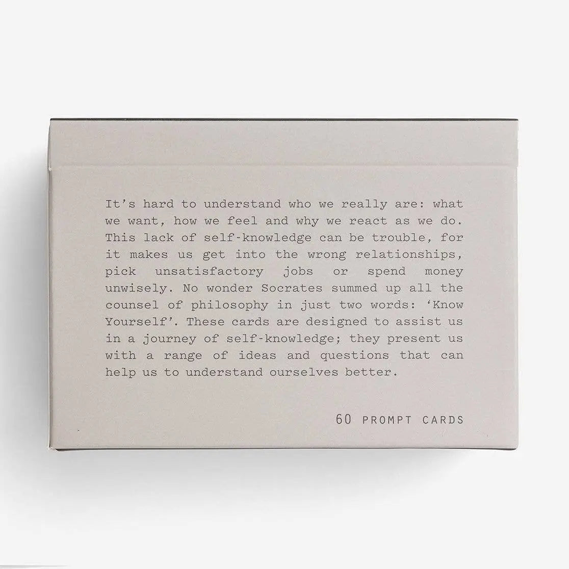 Know Yourself - Cards for Self-Exploration - from The School of Life