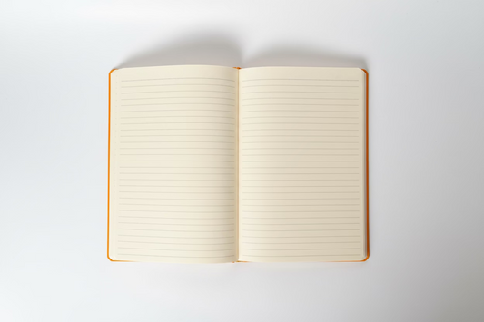 Inside showing lined pages of Rhodia notebook