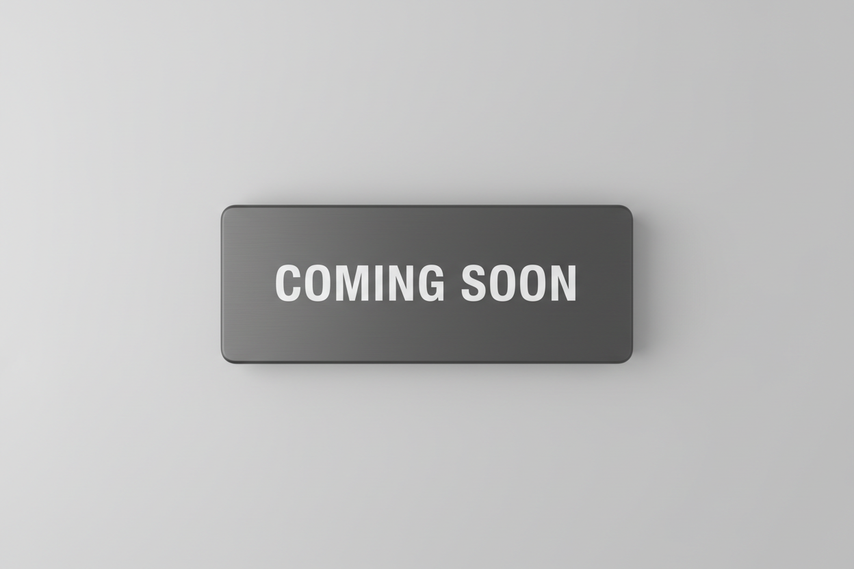 grey box that says coming soon